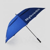 Custom logo printing double canopy windproof golf umbrella for  promotional