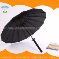 Unique High Quality Samurai Sword Straight Heat Transfer Umbrella