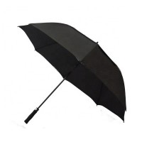 Fashion fiberglass frame shaft wind-resistant double layer golf umbrellas