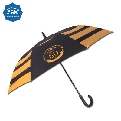 Good quality straight umbrella custom anniversary gift umbrella with logo printing