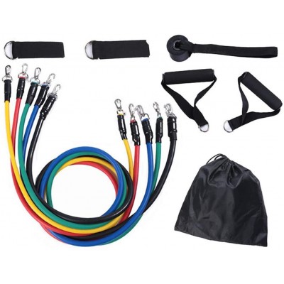 Wholesale resistance band set with door anchor resistance bands anchor fitness resistance bands set