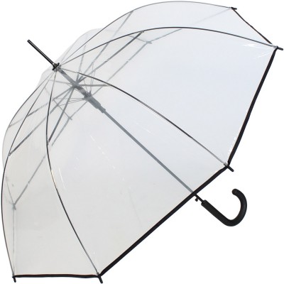 China factory semi-sex umbrella clear umbrella transparent umbrella for women