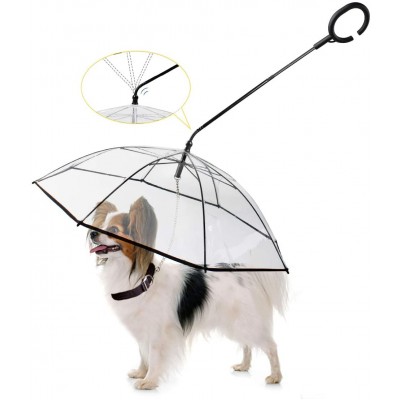 Good quality pet puppy umbrella with chain lead pet dog umbrella pets umbrella