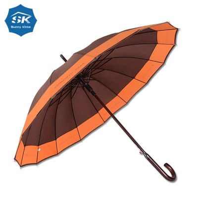 Wholesale cheaper custom logo 23in x 16ribs  windproof African umbrella for sale