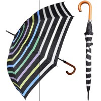 Hot sale automatic umbrella stick wooden stick umbrella