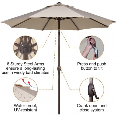 High quality martini outdoor parasols umbrella patio umbrella parts garden banana umbrella