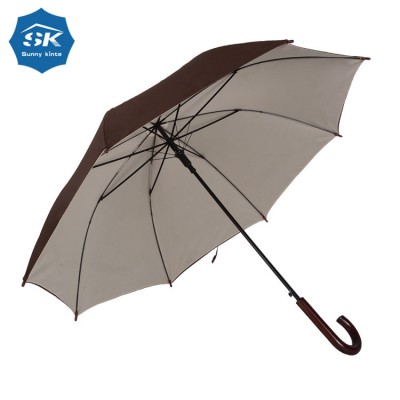 Wooden straight umbrella 25" x 8k UV anti sun style Japanese umbrella