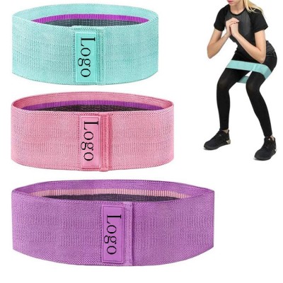 Custom logo non slip fabric resistance bands home gym resistance bands hip circle