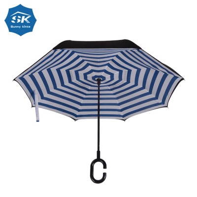 2018 New Promotional Custom Print Innovation The Upside Down Umbrella