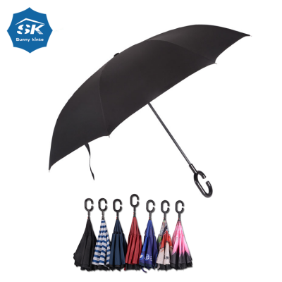 Custom New Reversible Rain Car Umbrella For Amazon Seller