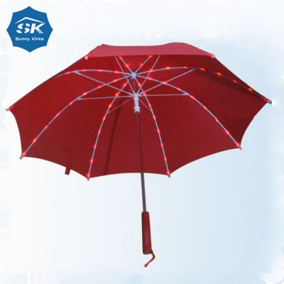 Cool Light LED Flash Umbrella Night Protection Gift Multicolor Umbrellas