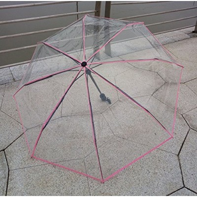 Popular Telescopic design colorful clear repel windproof travel umbrella