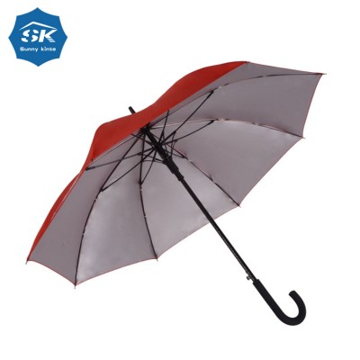 Creative good quality UV anti silver coated red payung umbrella for women