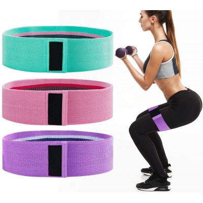 Custom logo adjustable booty training hip circle band fitness rubber band elastic band fitness