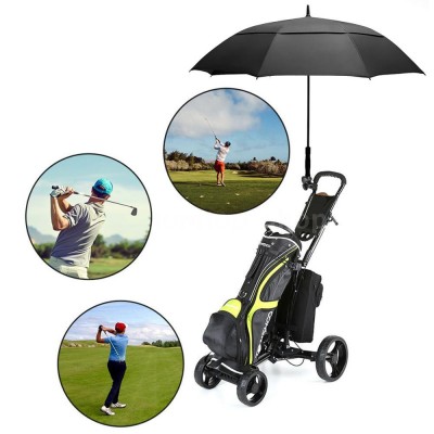 100% polyester fabric 62 INCHES innovative Full Fiberglass golf umbrella